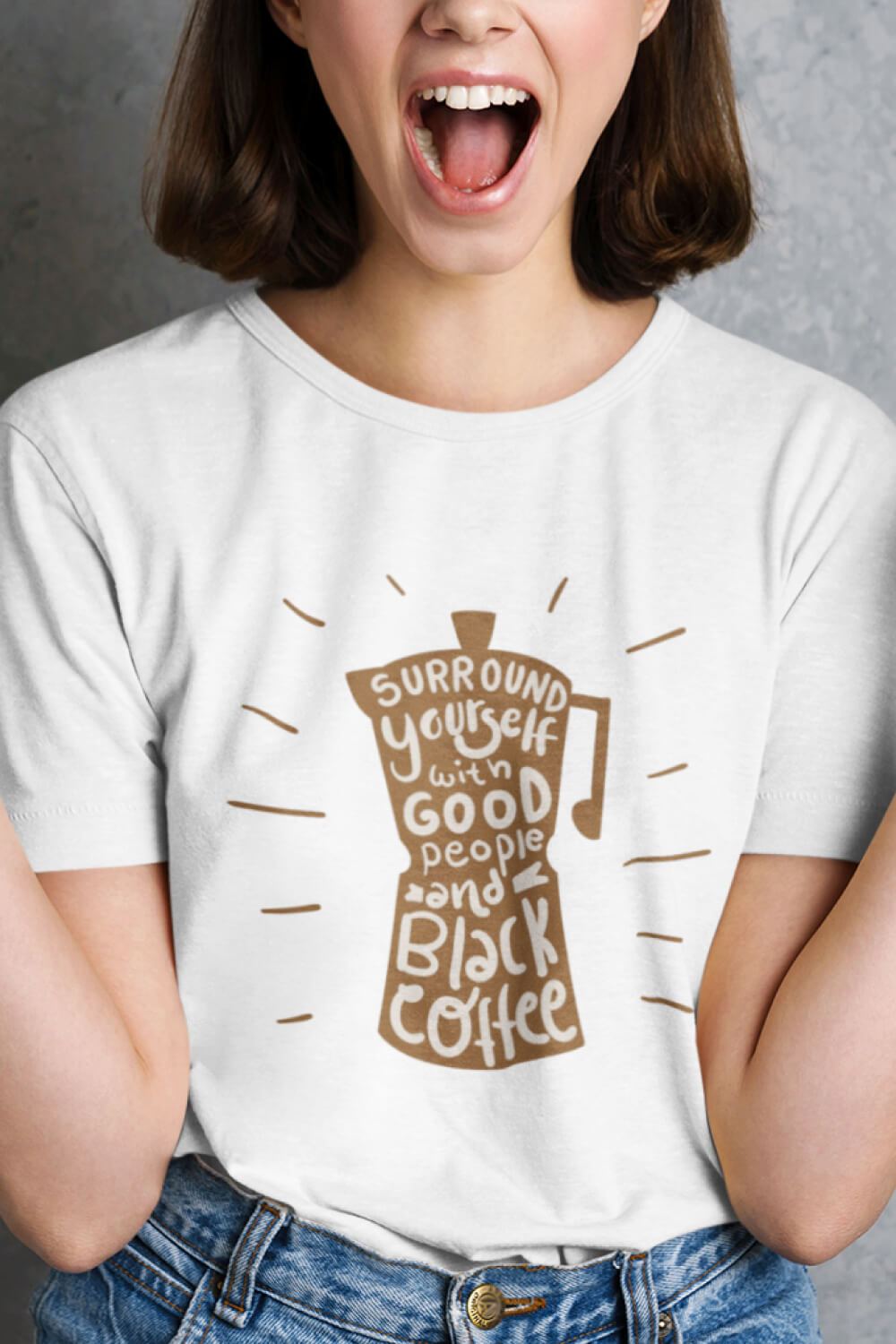 Good People, Black Coffee | Women's T-Shirt