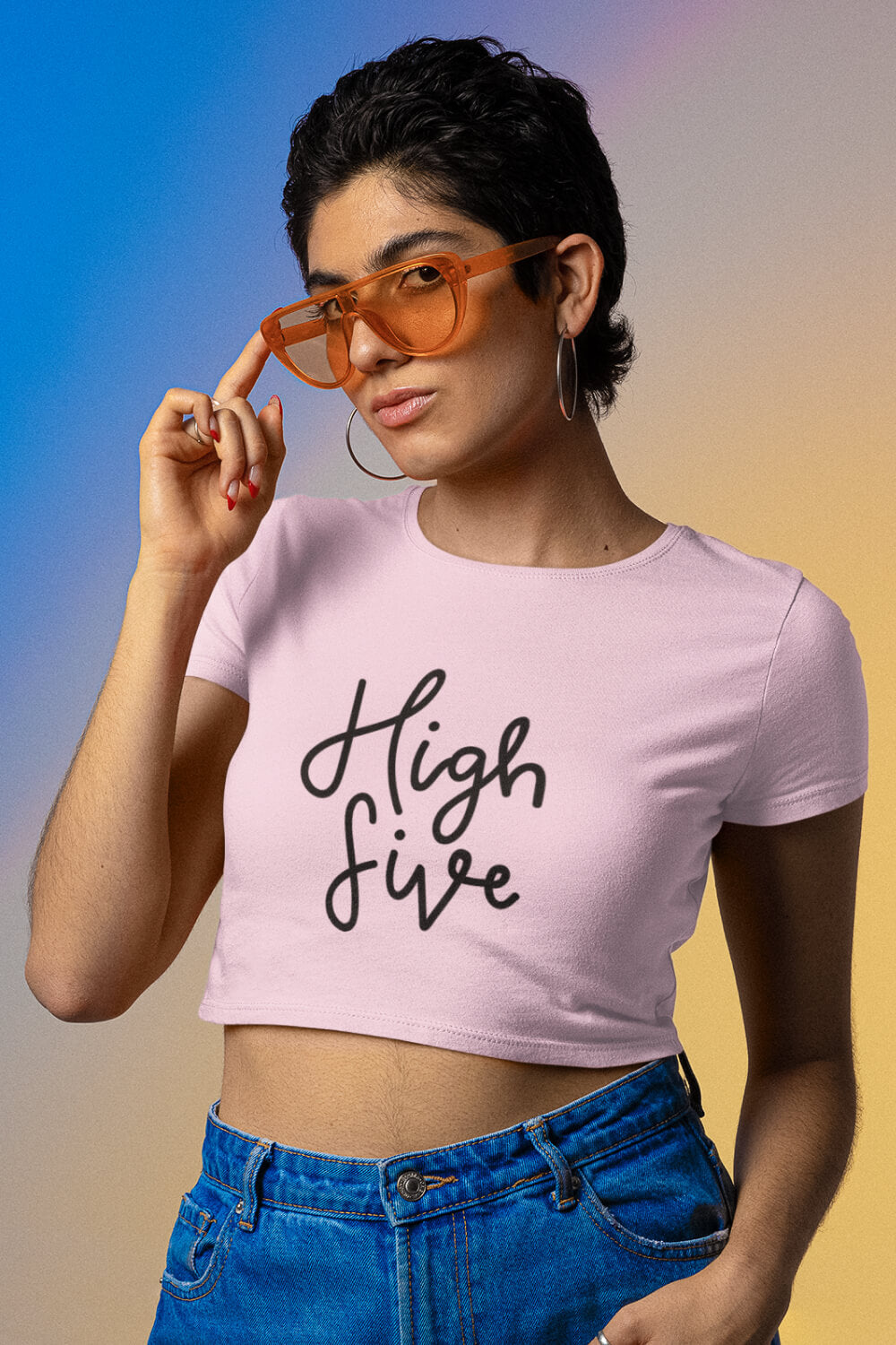 High Five | Crop Top | Relaxed Fit