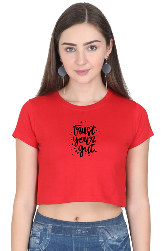 Trust Your Gut | Crop Top | Relaxed Fit