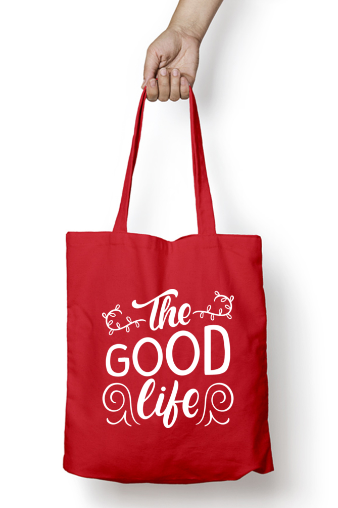 The Good Life | Zipper Tote Bag