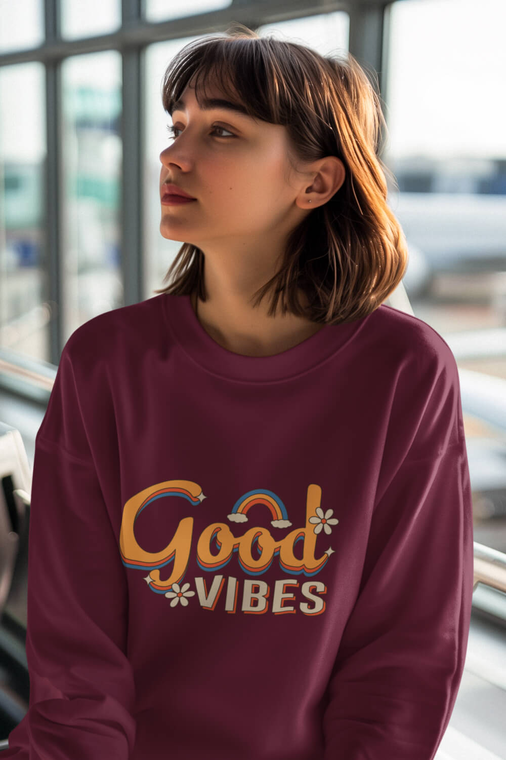 Good Vibes | Oversized Sweatshirt