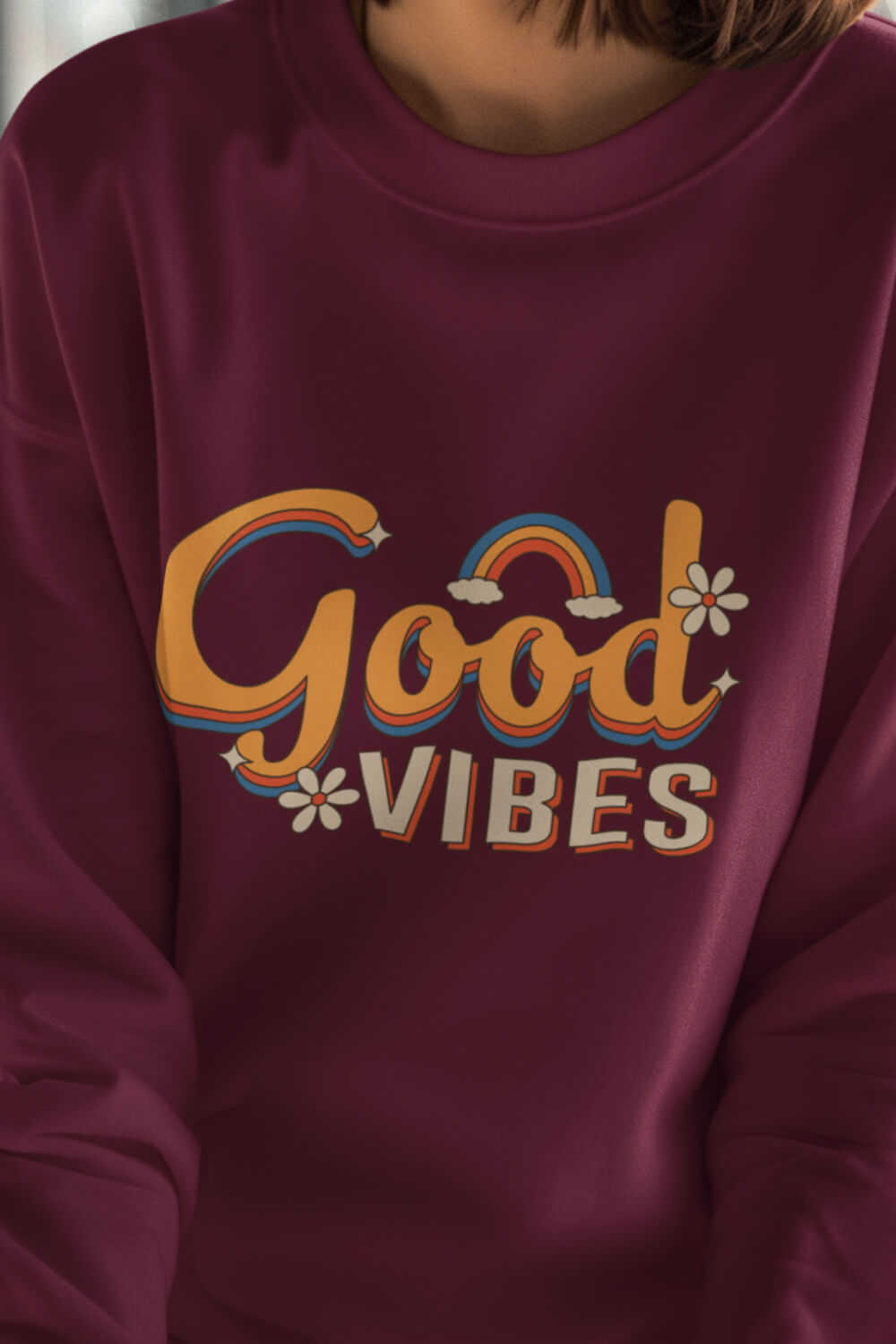 Good Vibes | Oversized Sweatshirt