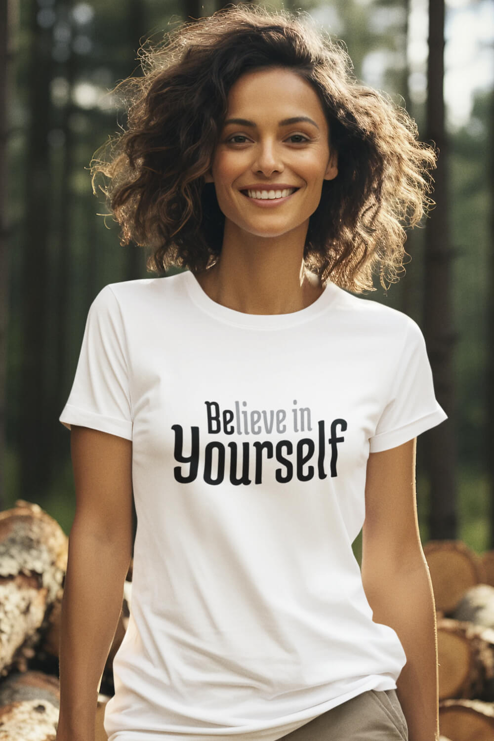 Be Yourself, Believe in Yourself | Premium Women's T-Shirt