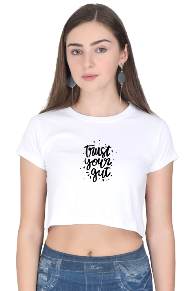 Trust Your Gut | Crop Top | Relaxed Fit