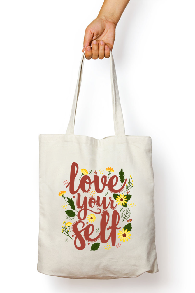 Love Yourself | Zipper Tote Bag