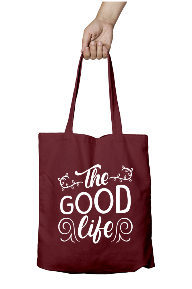 The Good Life | Zipper Tote Bag