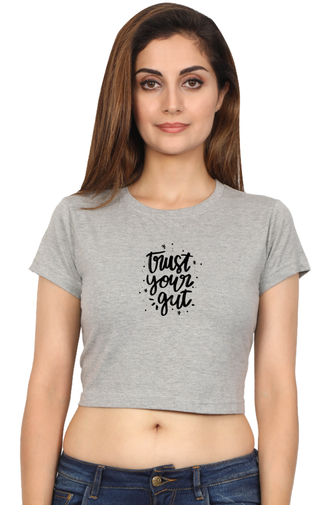 Trust Your Gut | Crop Top | Relaxed Fit