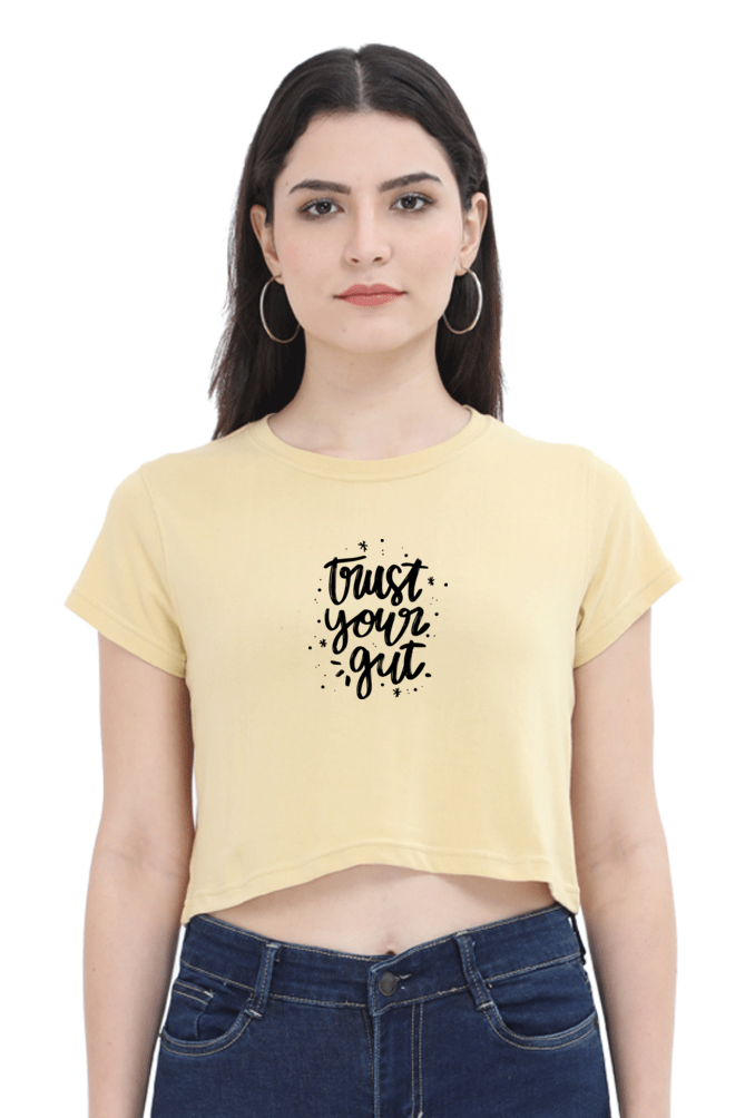 Trust Your Gut | Crop Top | Relaxed Fit