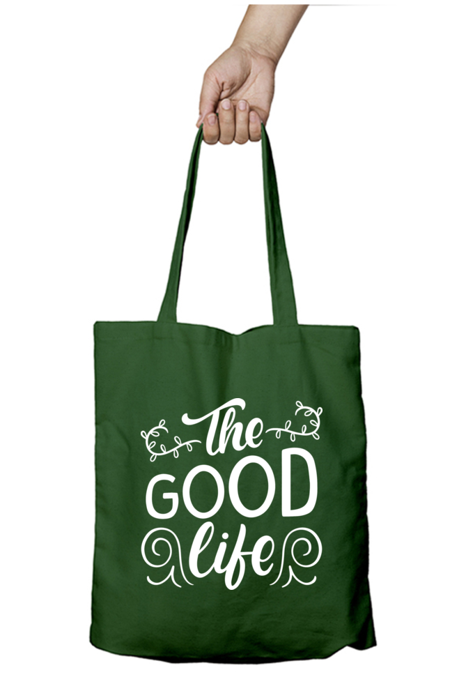 The Good Life | Zipper Tote Bag